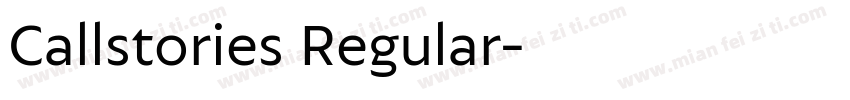 Callstories Regular字体转换